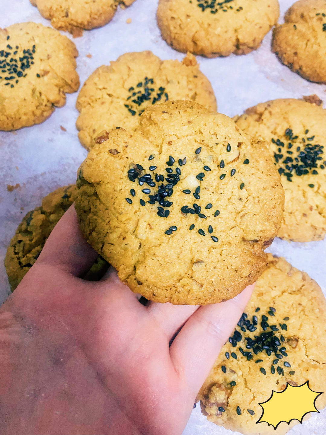 花生桃酥～普通面粉版