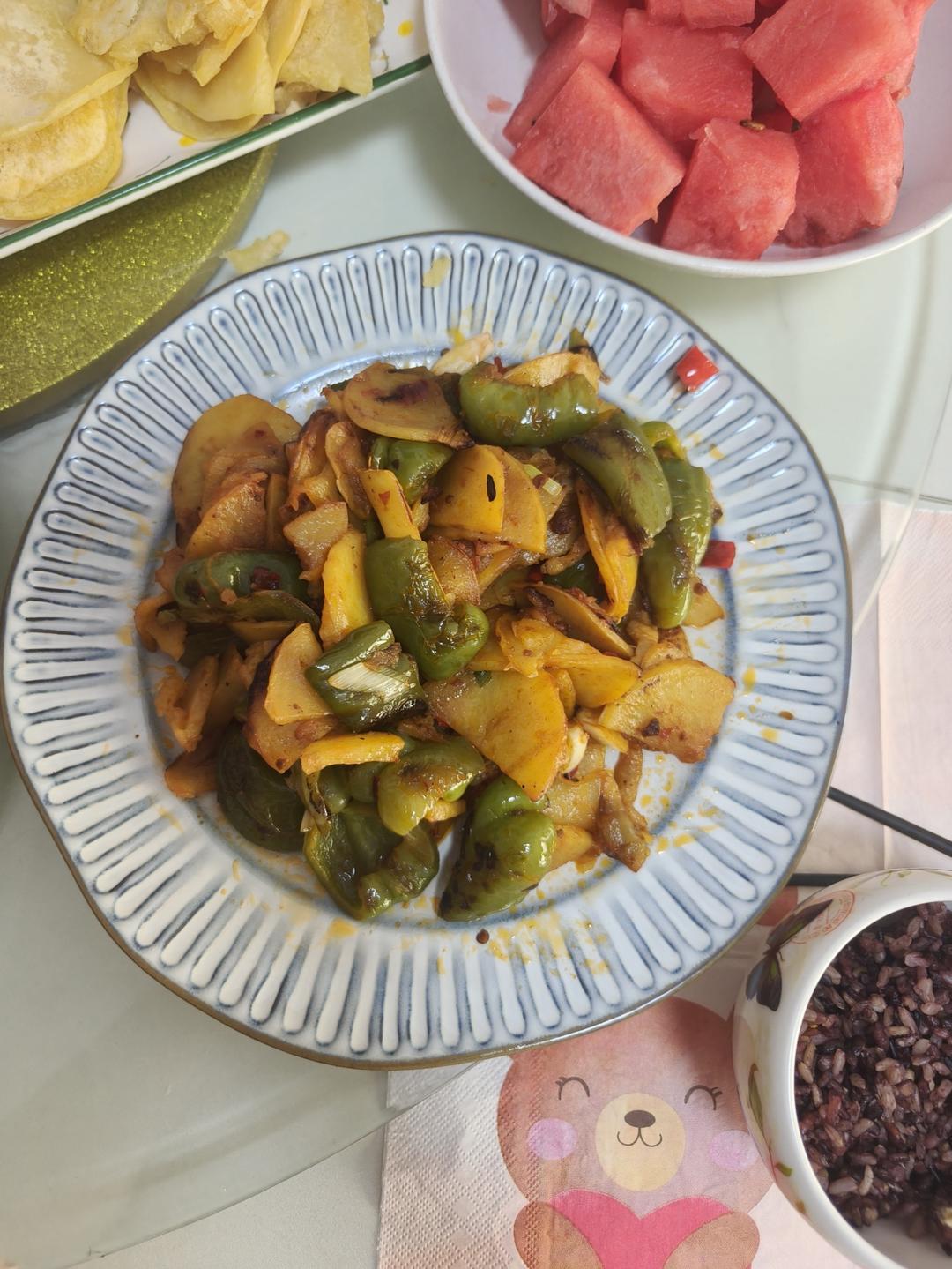 干锅土豆片