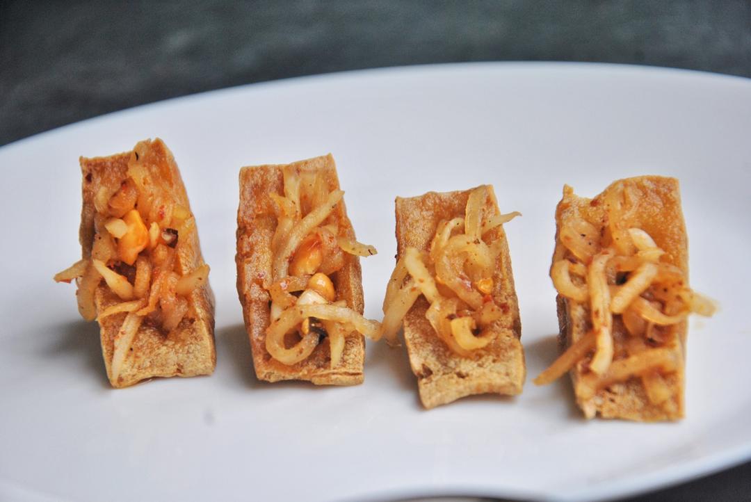 乐山小吃—夹丝豆腐