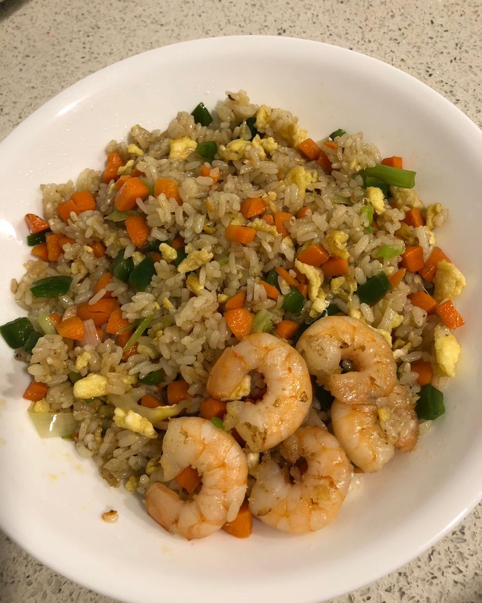 鲜虾炒饭