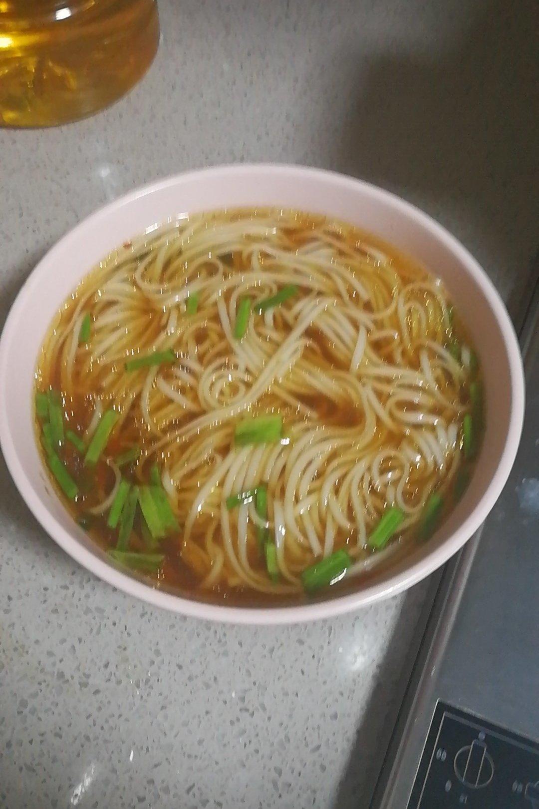 木木夕梦做的一碗红汤面(懒人版)