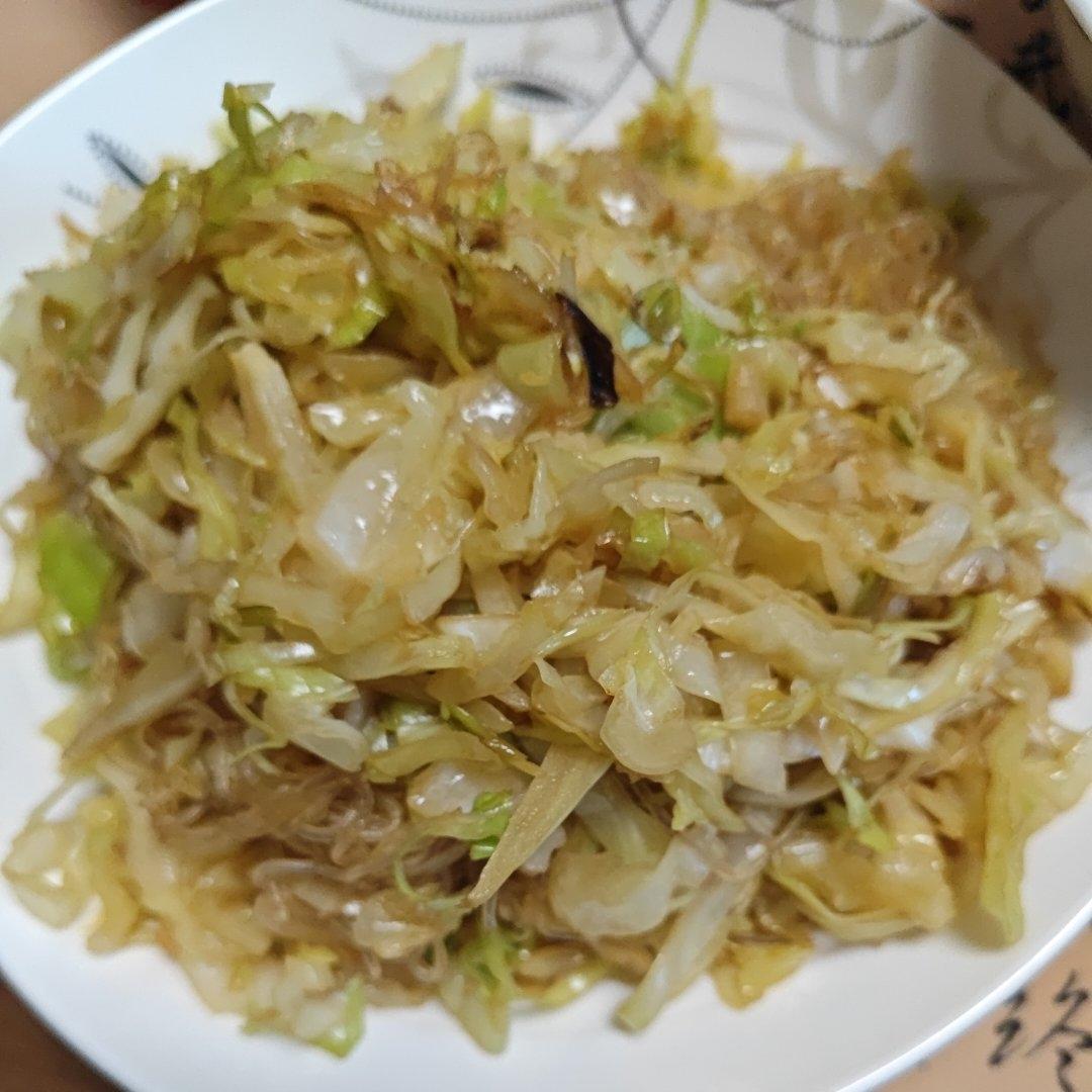 成功率百分之百的包菜炒粉丝
