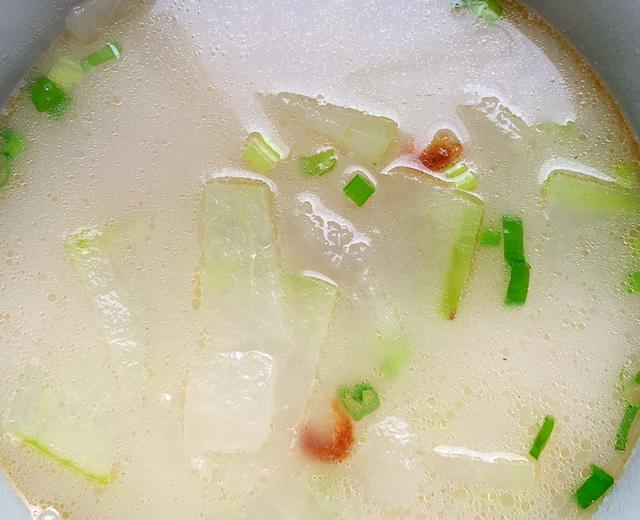 秋季养生－冬瓜海米汤的做法