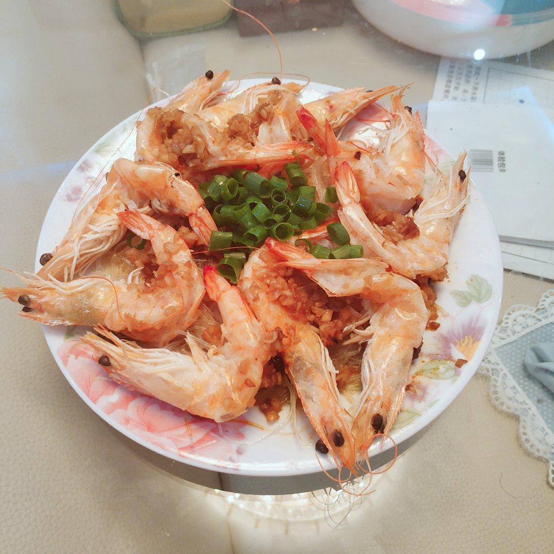 蒜蓉粉丝蒸大虾
