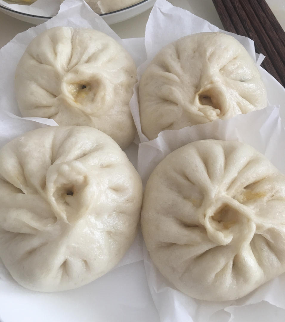 胡萝卜木耳鸡蛋素包子