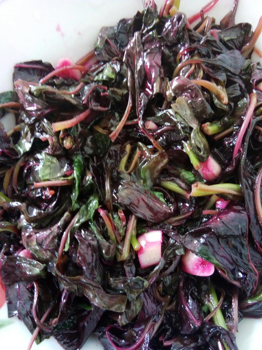 手机用户5036qs3c做的清炒红菜