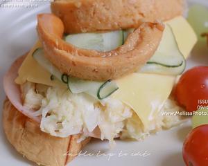 减脂餐 | 火腿开放三明治的做法 步骤9