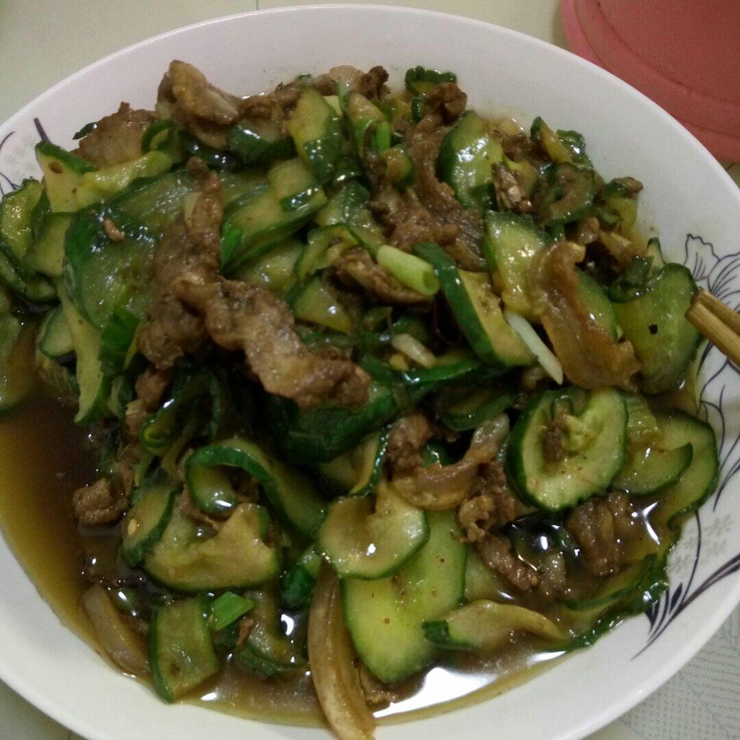 脆黄瓜炒肉