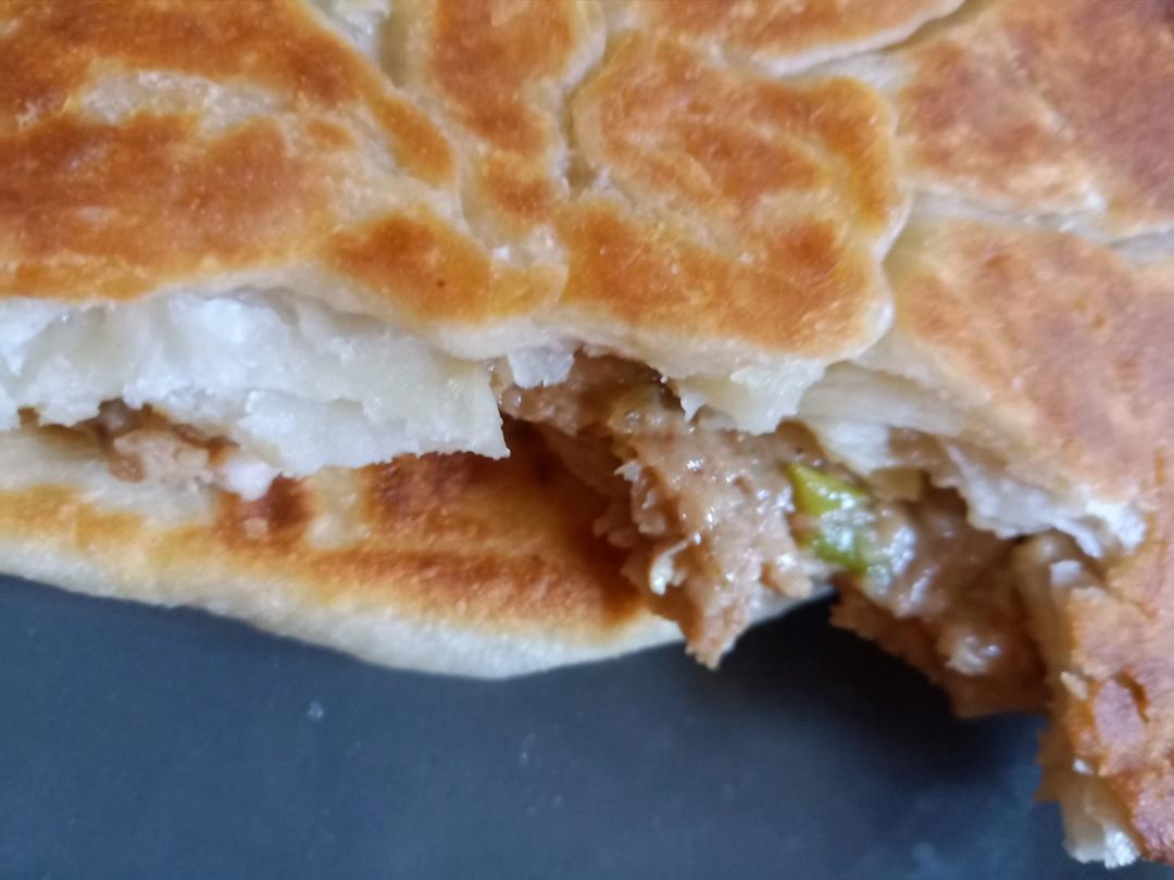 人人会人人爱的酥皮鸡肉馅饼（手抓饼）