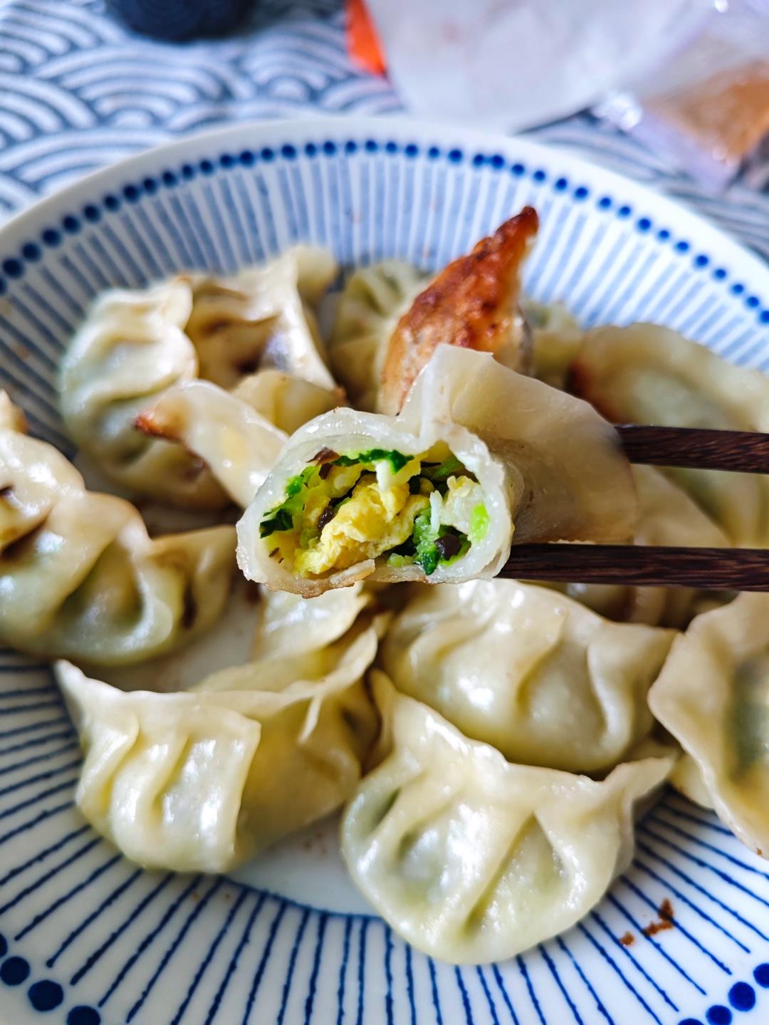 黄瓜鸡蛋水饺