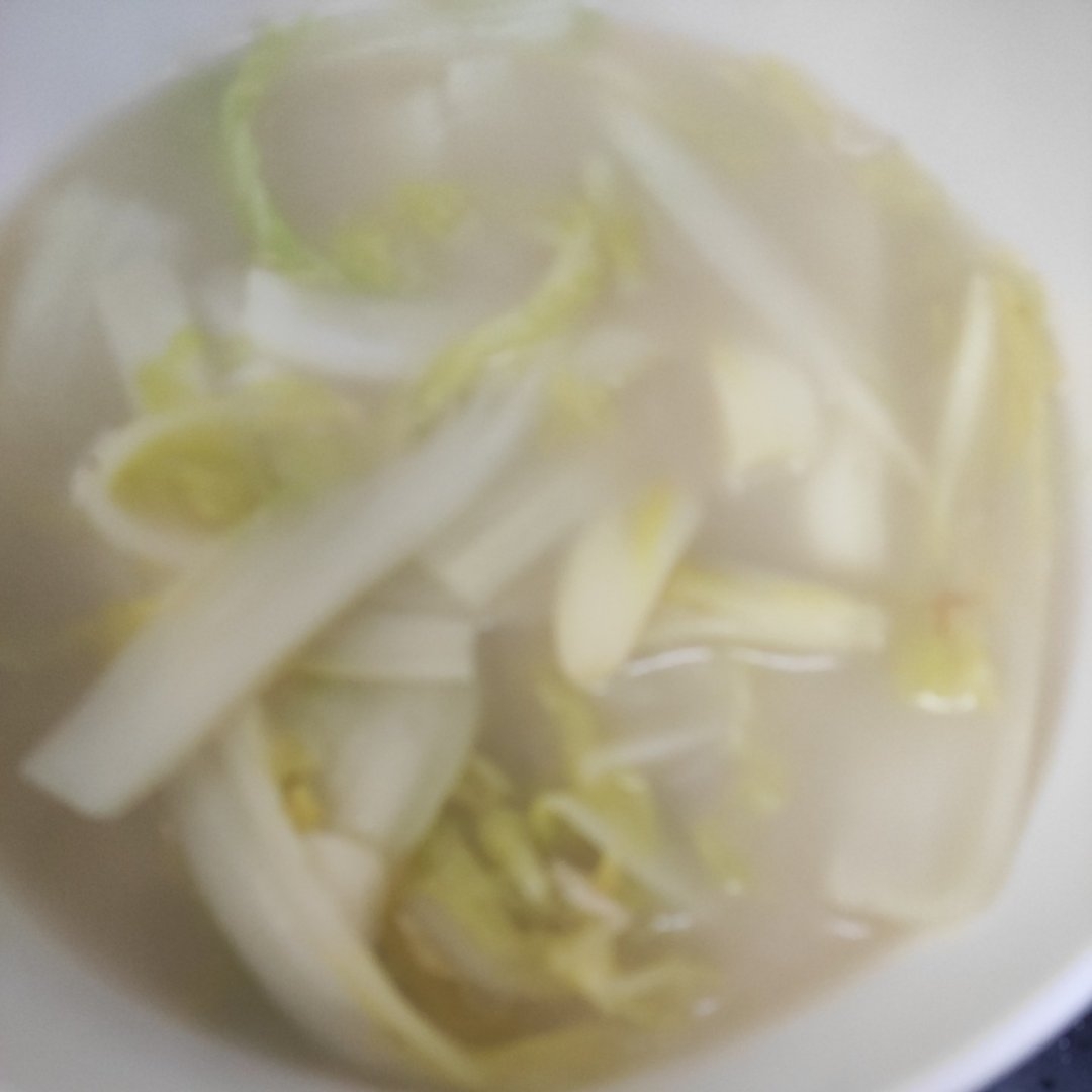 海米白菜汤（我独创的哦～超简单）