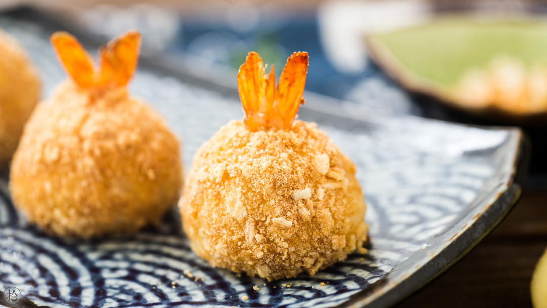 凤尾虾球的做法