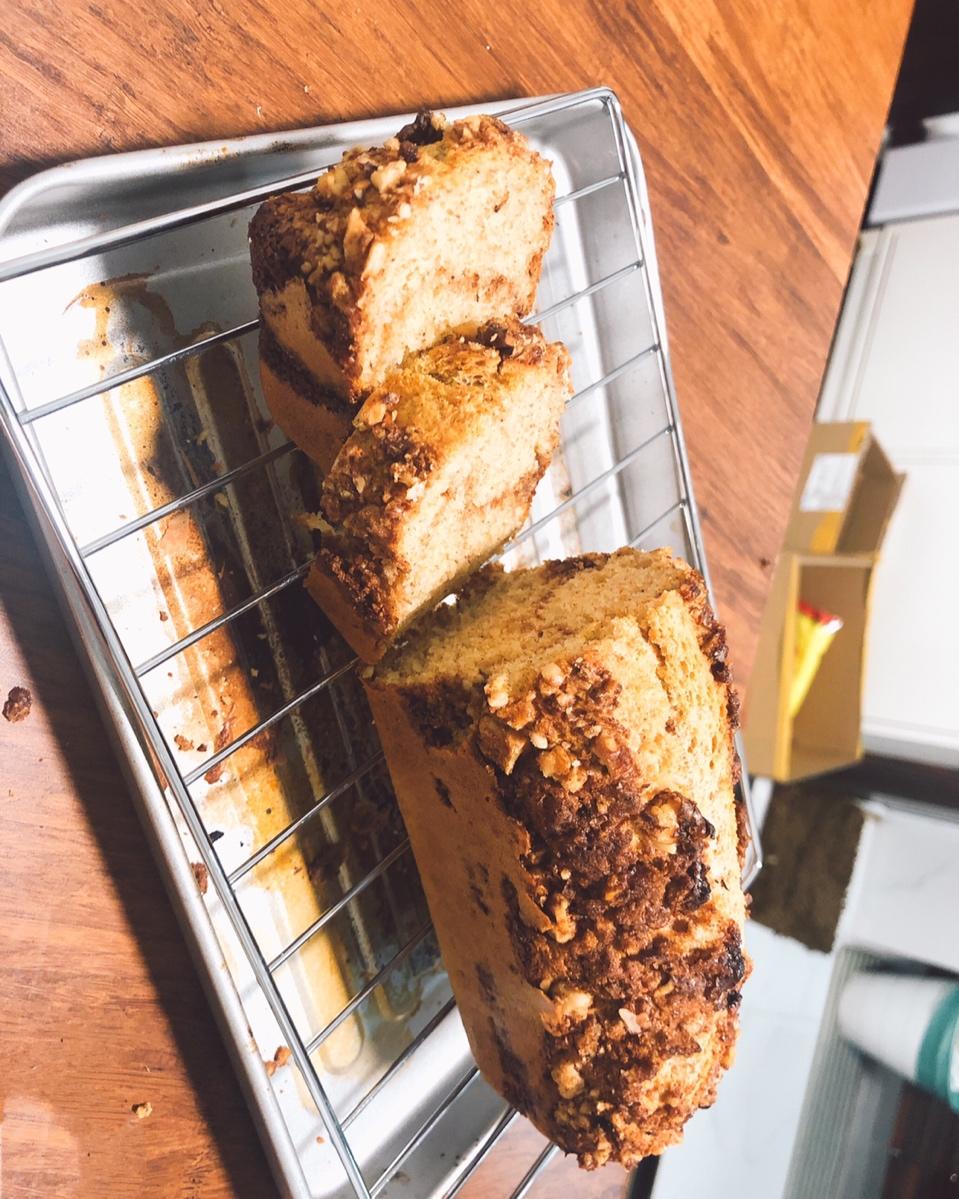 肉桂卷快手面包丨健康·烘焙