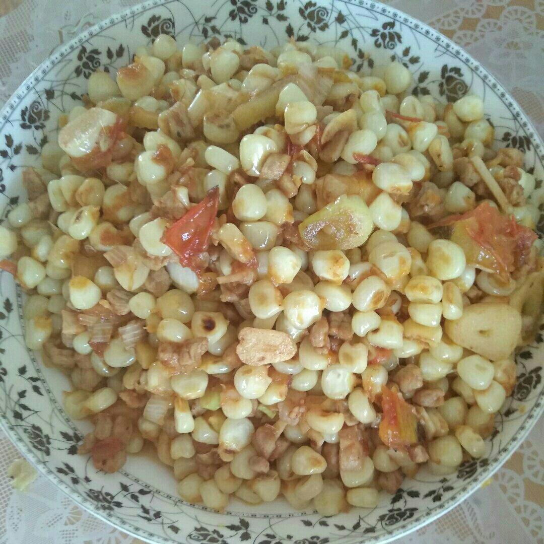 玉米炒肉末【超级下饭的快手家常菜】