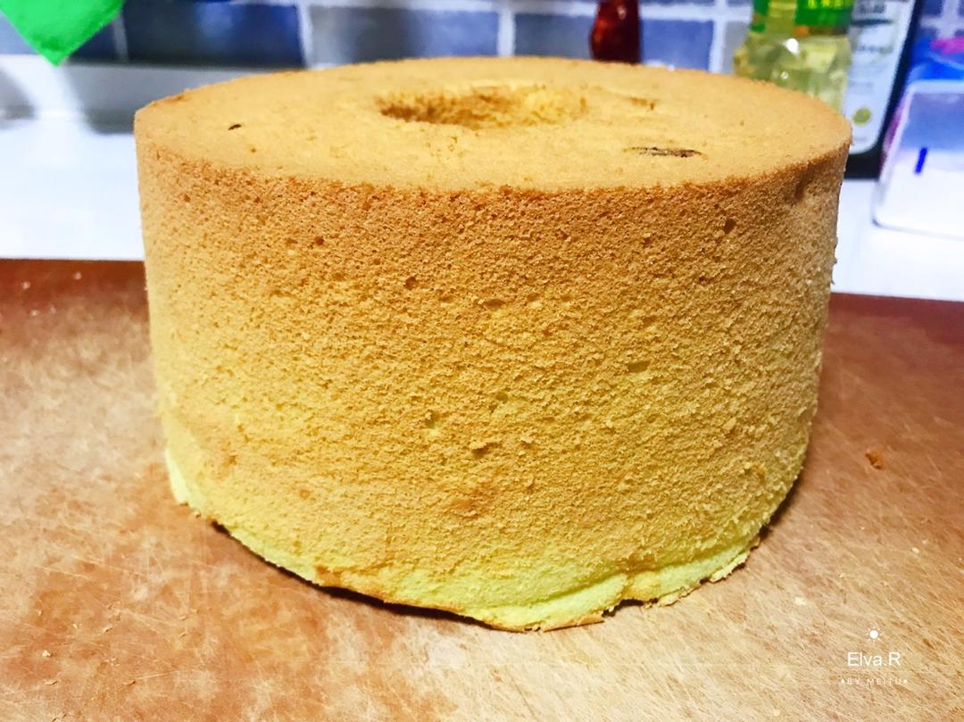 八寸戚风蛋糕 椰蓉戚风 附赠烘焙操作技巧