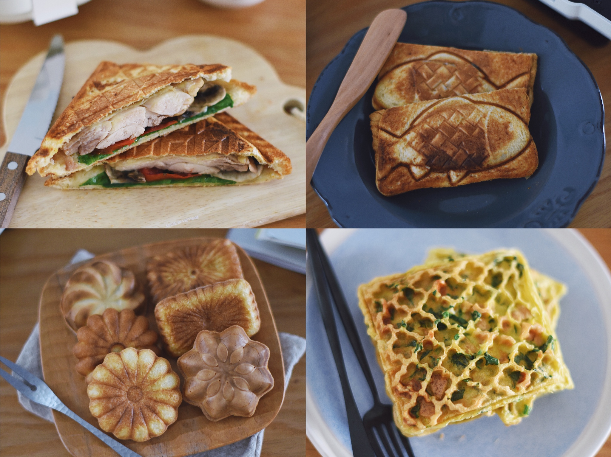 蓝宝三明治机——早餐不重样的做法