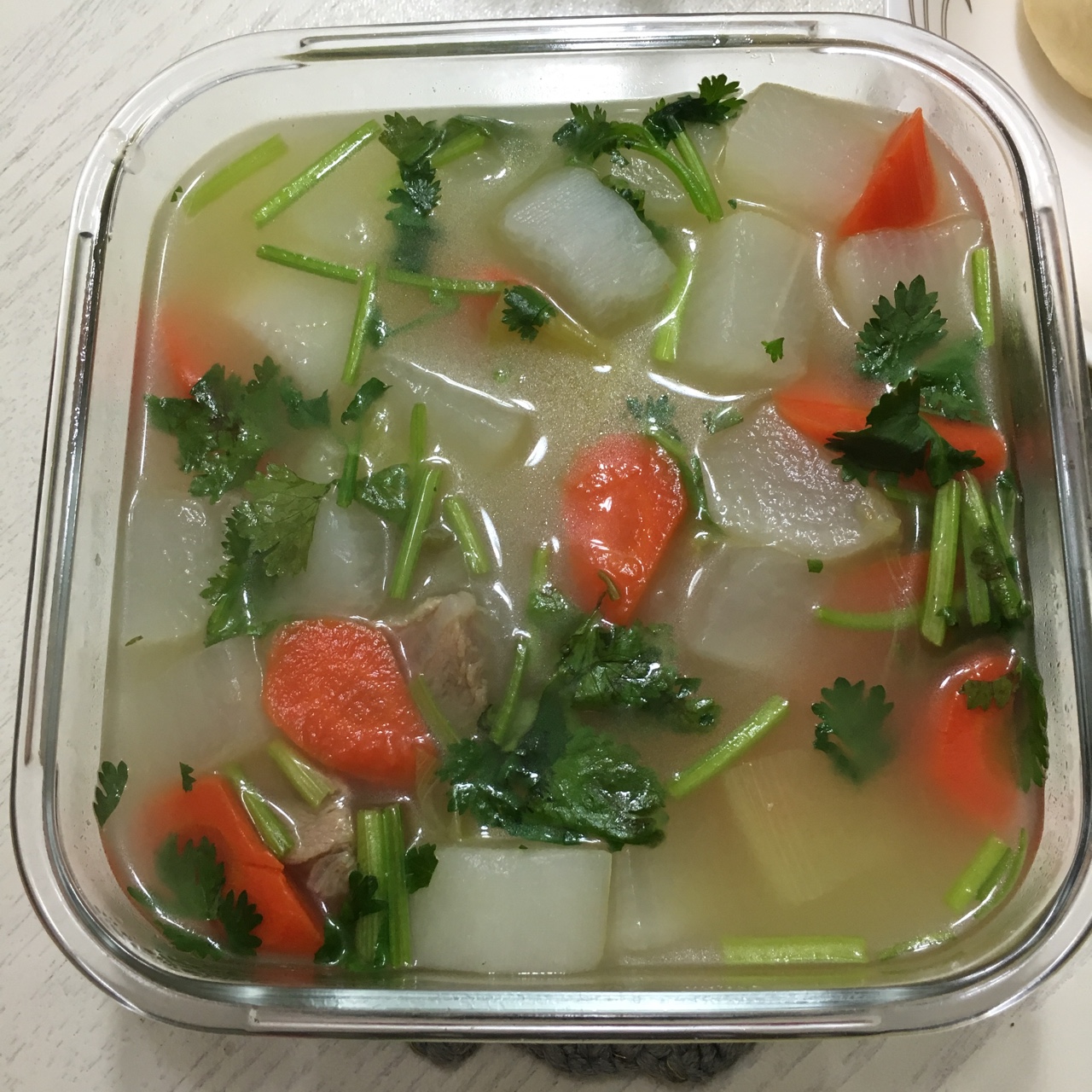 羊肉炖白萝卜