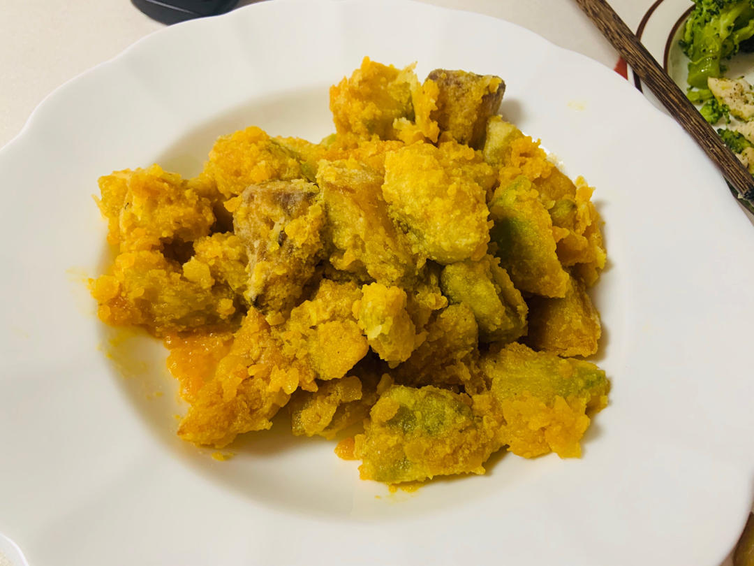 🔥咸蛋黄焗南瓜-好吃到舔碗（简单易上手教你蛋清用途）