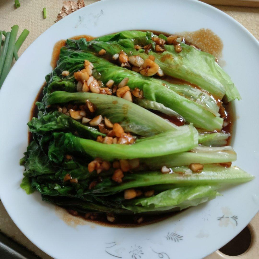 超级好吃低脂低热量的～蚝油生菜