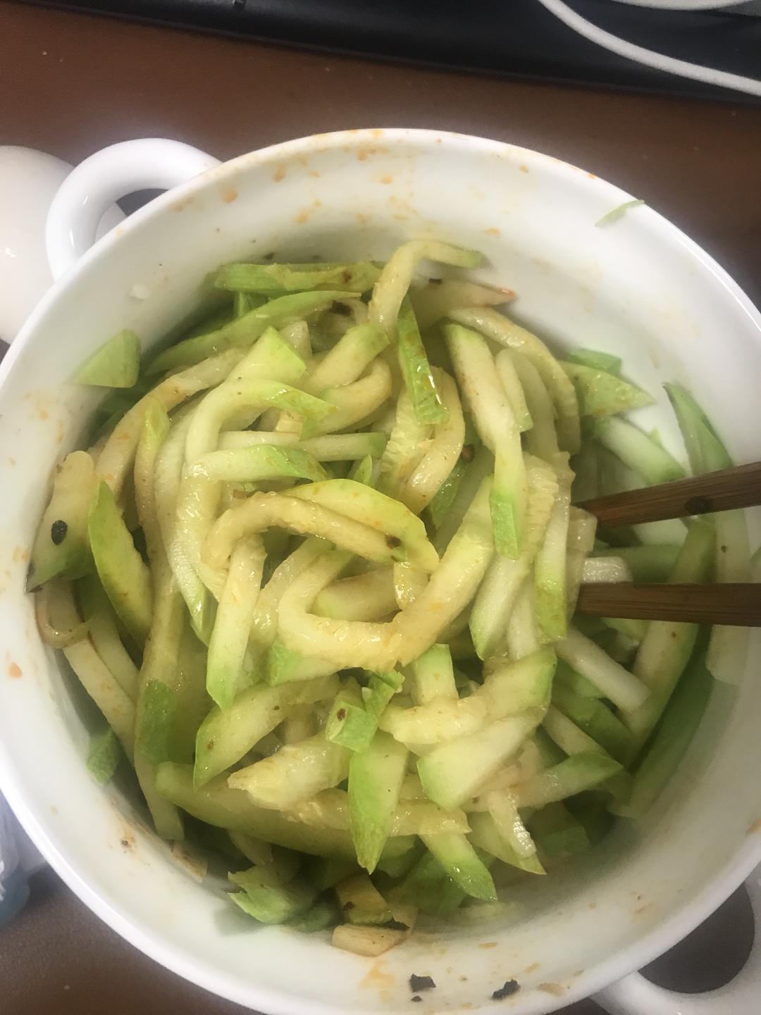 微波炉无油西葫芦的做法