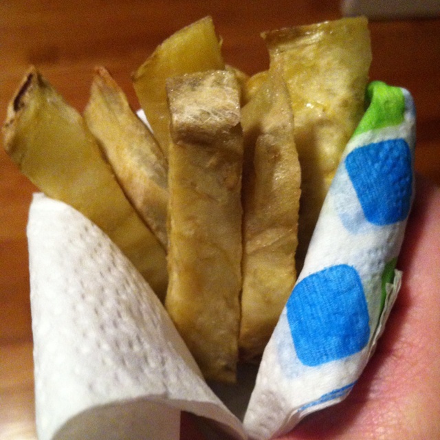 橄榄油焗红薯条