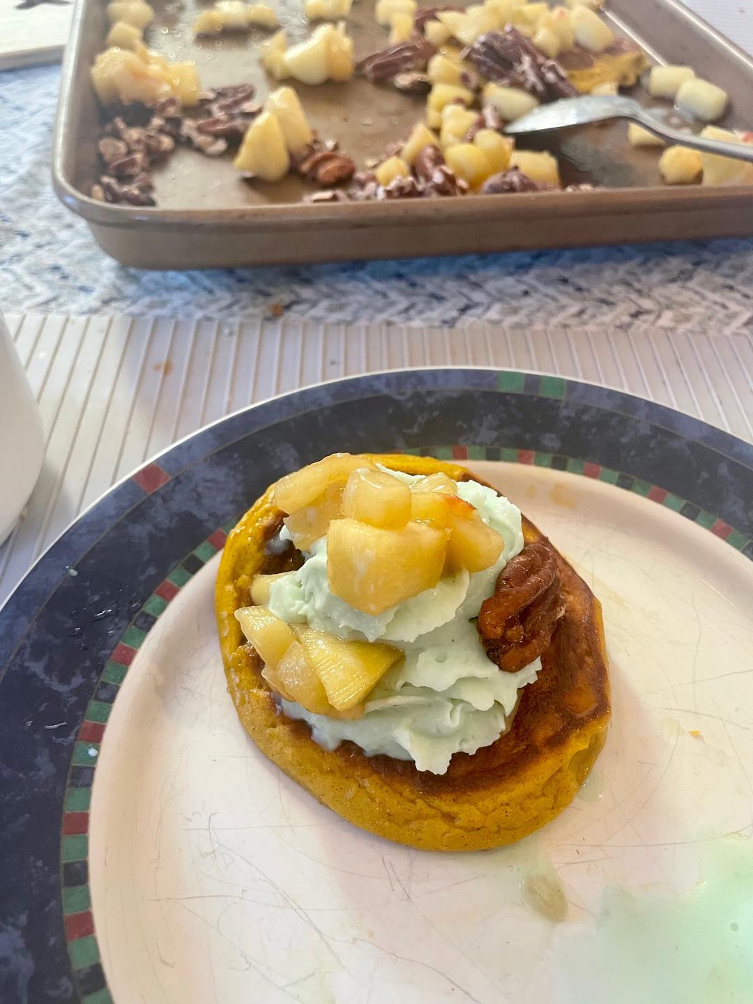 无油无糖燕麦香蕉pancake的做法