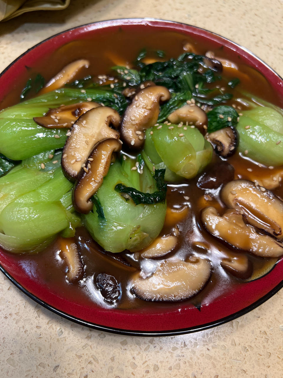 蚝油香菇油菜