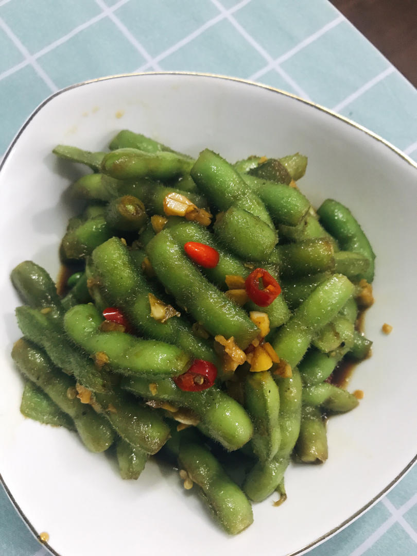 美味又易做的凉拌毛豆吃得停不下来