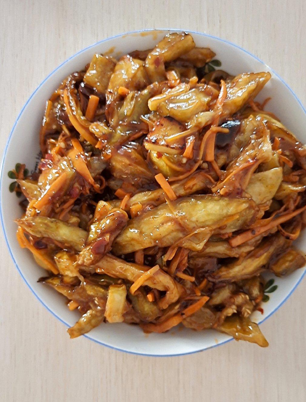 鱼香茄条简易版