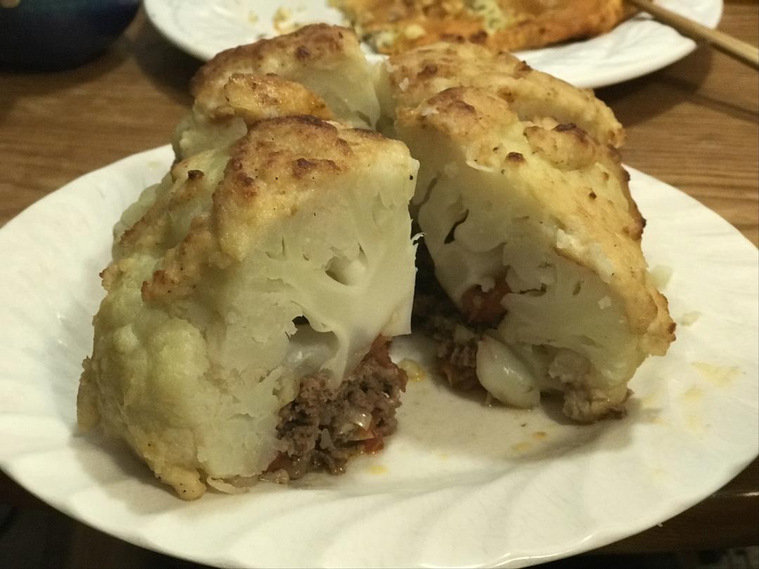 Low-Carb Stuffed Cauliflower