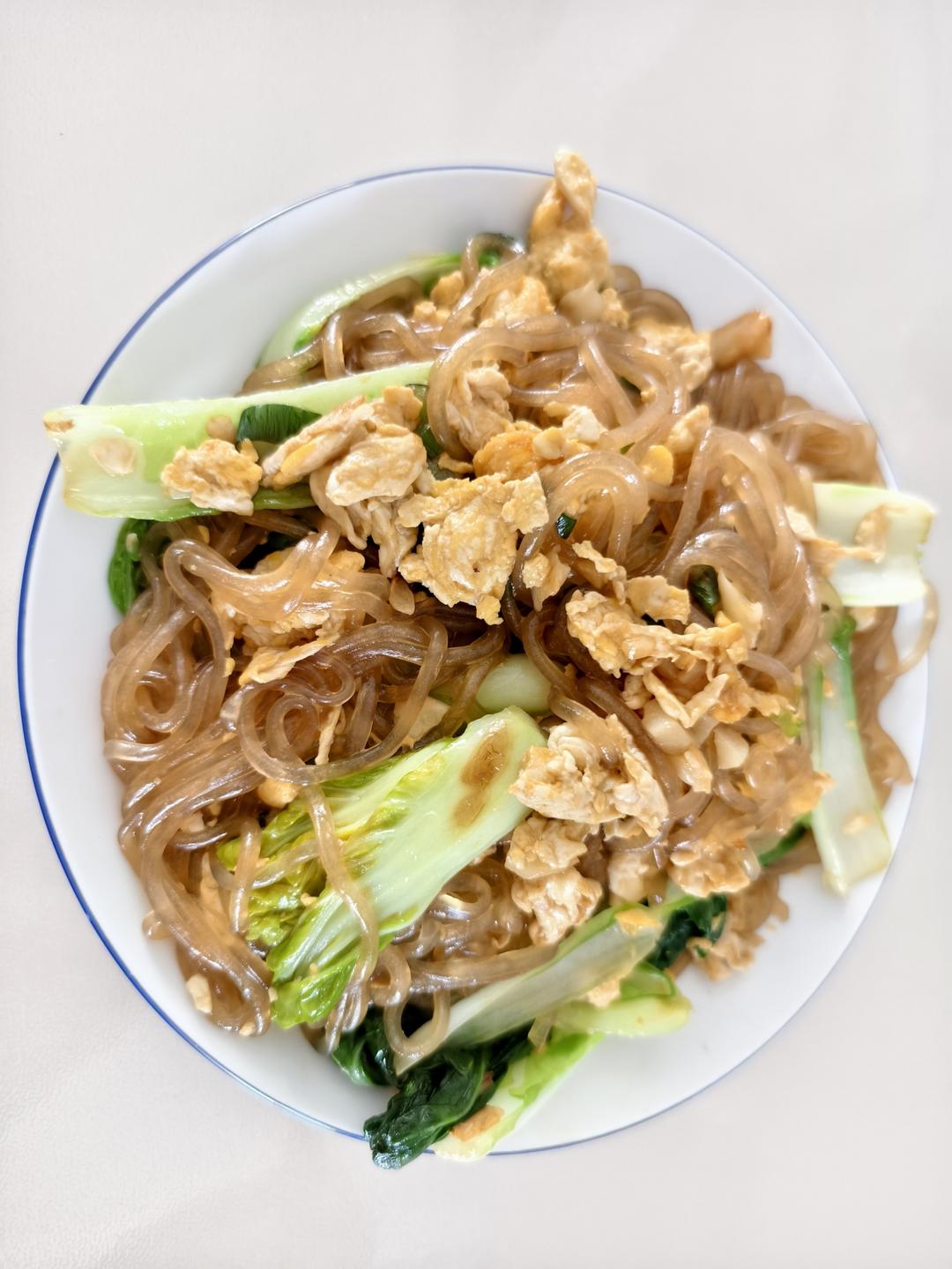 小白菜炒鸡蛋