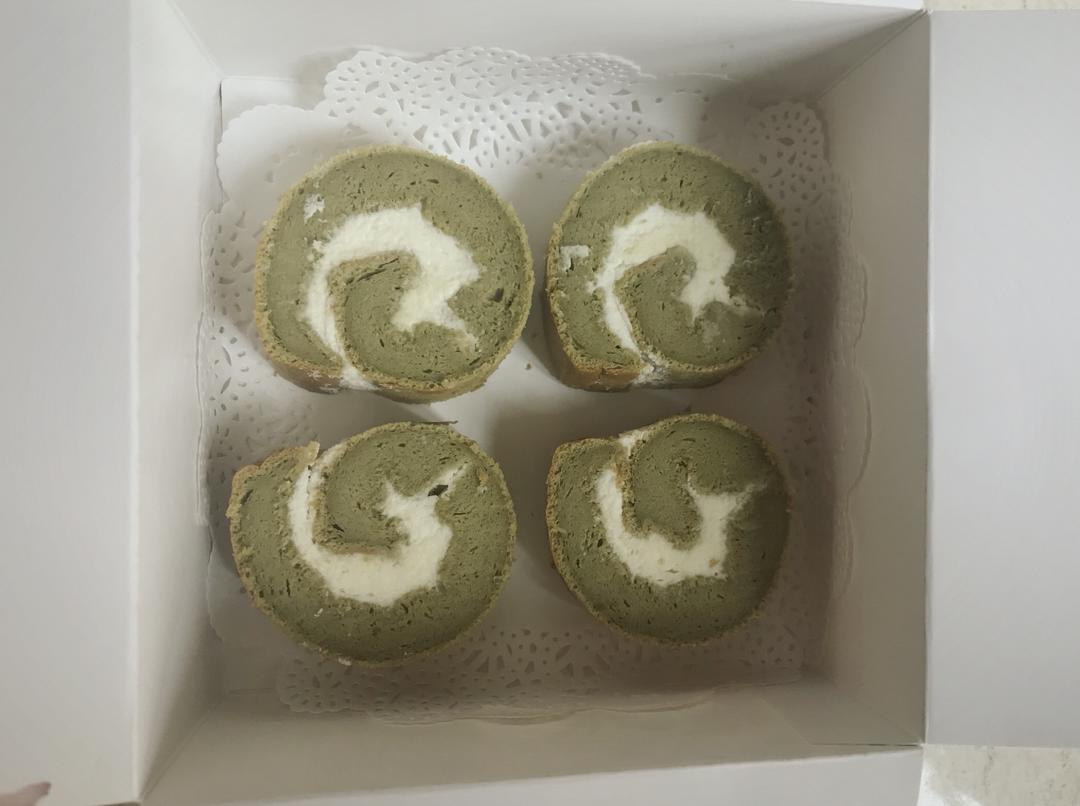 抹茶奶油卷
