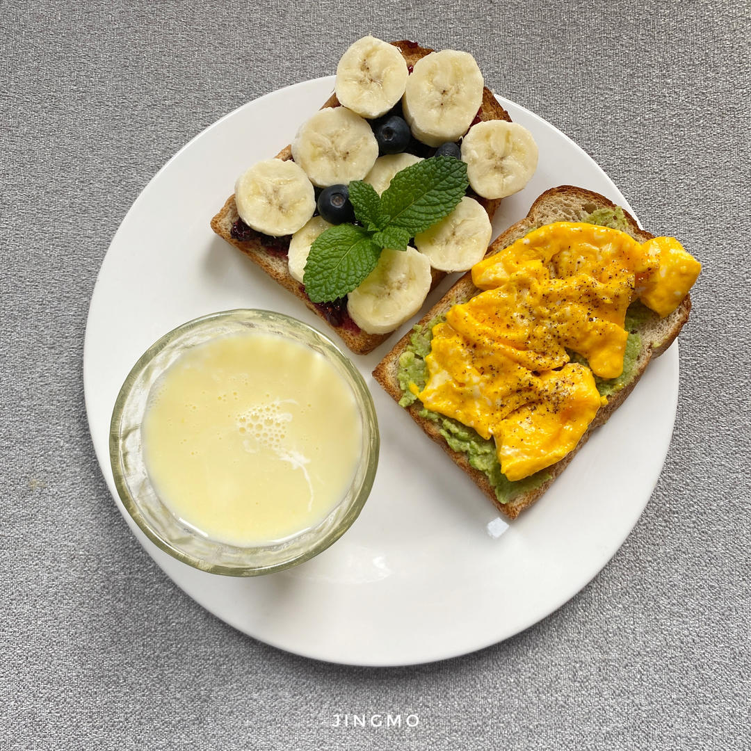 【增肌减脂】健康版美式滑蛋（微波炉）