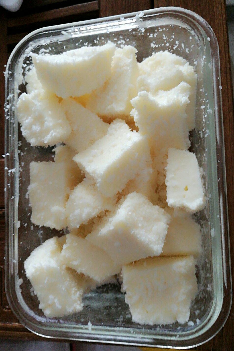 椰蓉牛奶小方