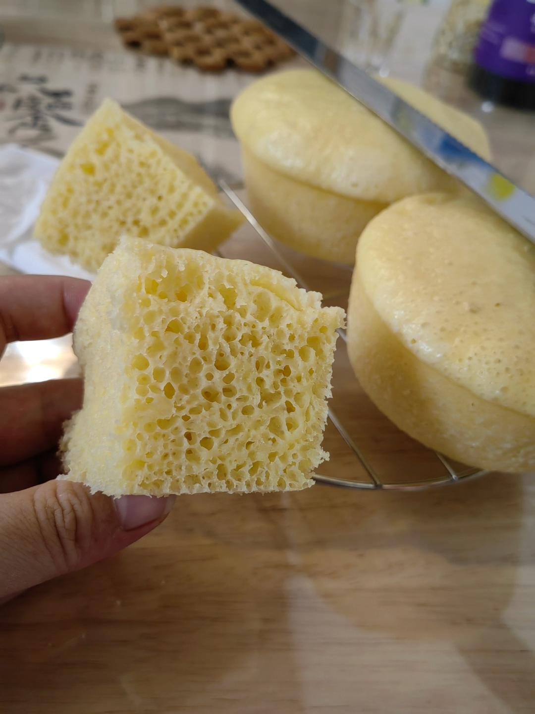 比面包都好吃的奶香鸡蛋发糕