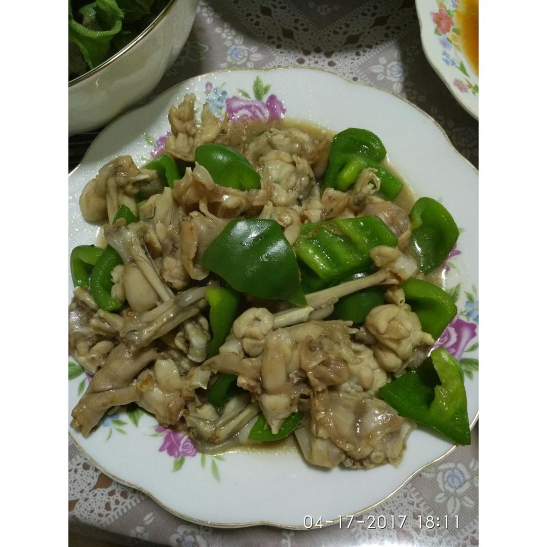 炒牛蛙