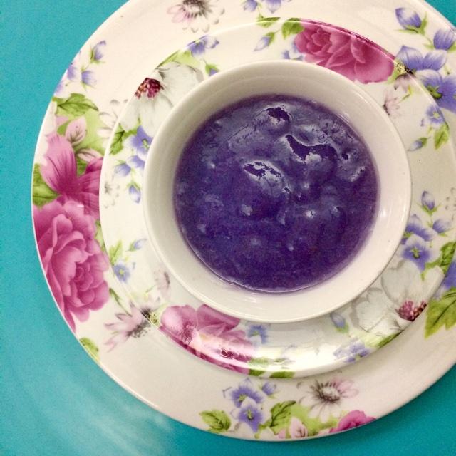紫甘蓝土豆浓汤（7个月宝宝辅食）的做法