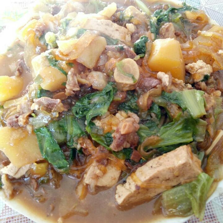 现猪肉烩菜