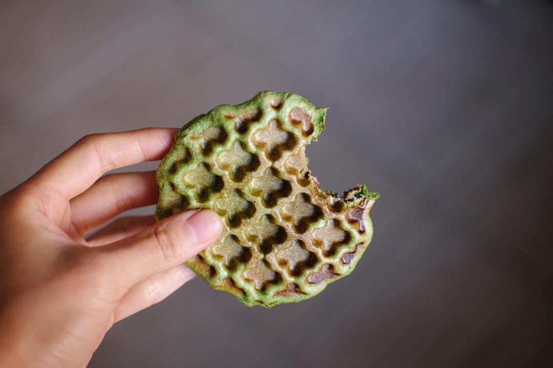 抹茶红豆华夫饼（酵母版）