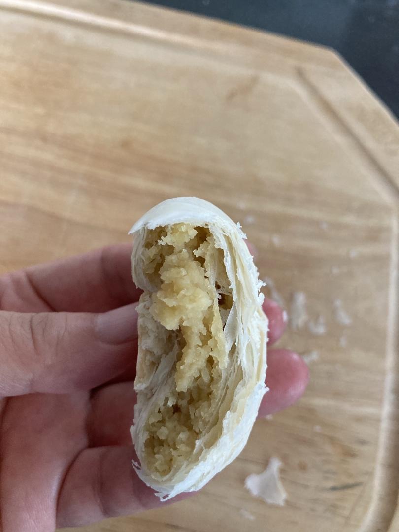 酥皮绿豆饼   酥得掉渣渣