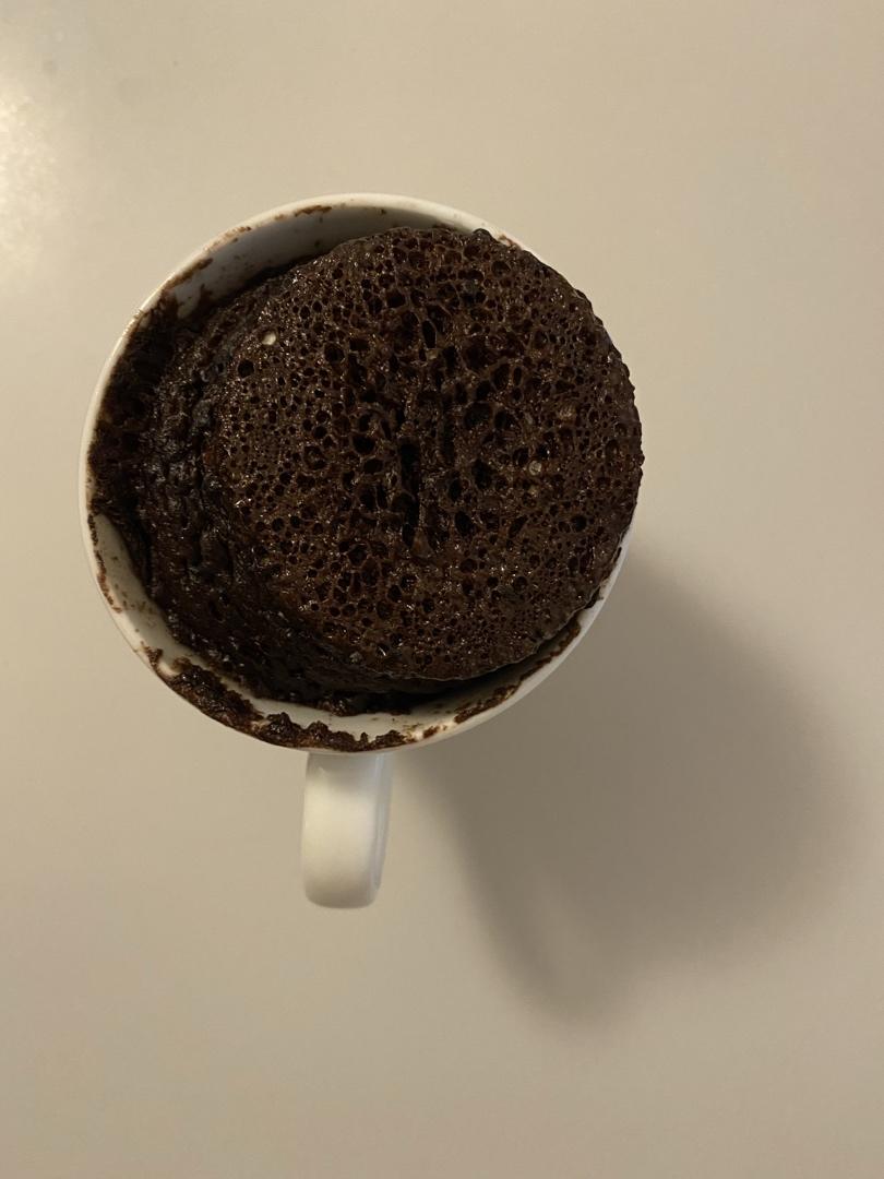 蓬松版五分钟微波炉蛋糕