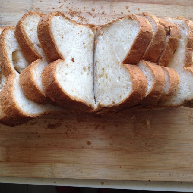 超级好吃的原味面包（面包机版）