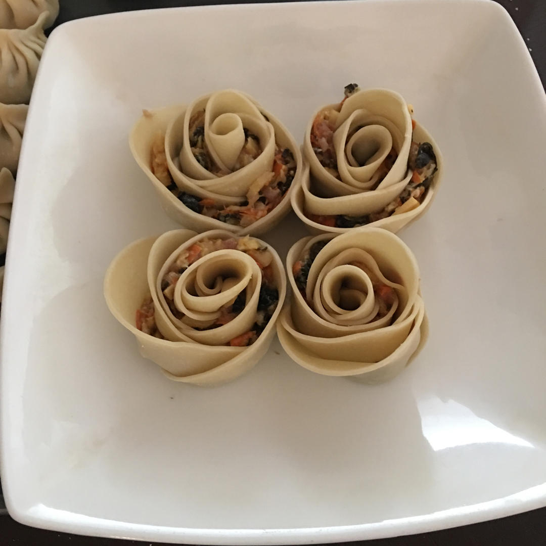 玫瑰花饺子