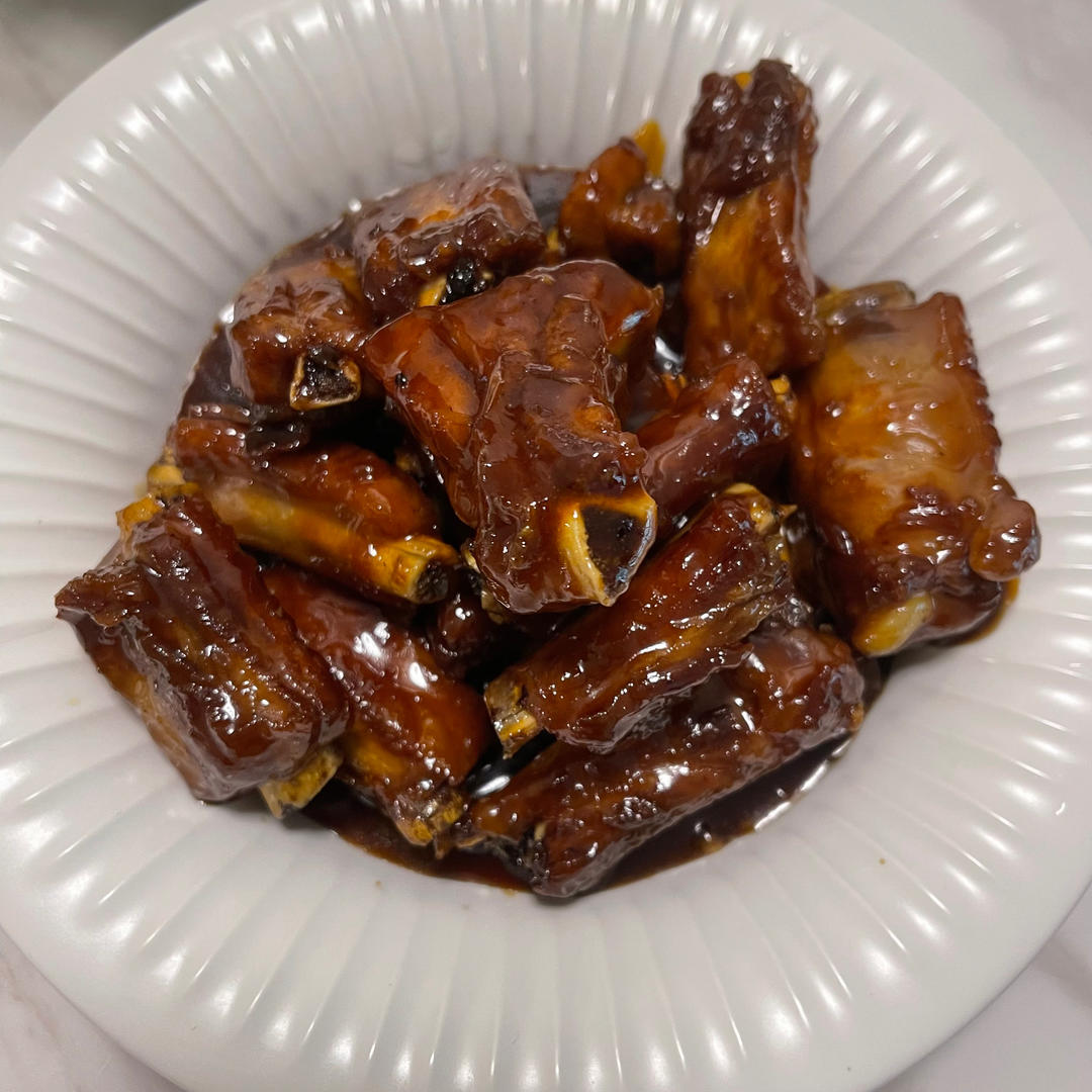 糖醋排骨/糖醋小排（不放油）（12345口诀做出正宗上海本帮）