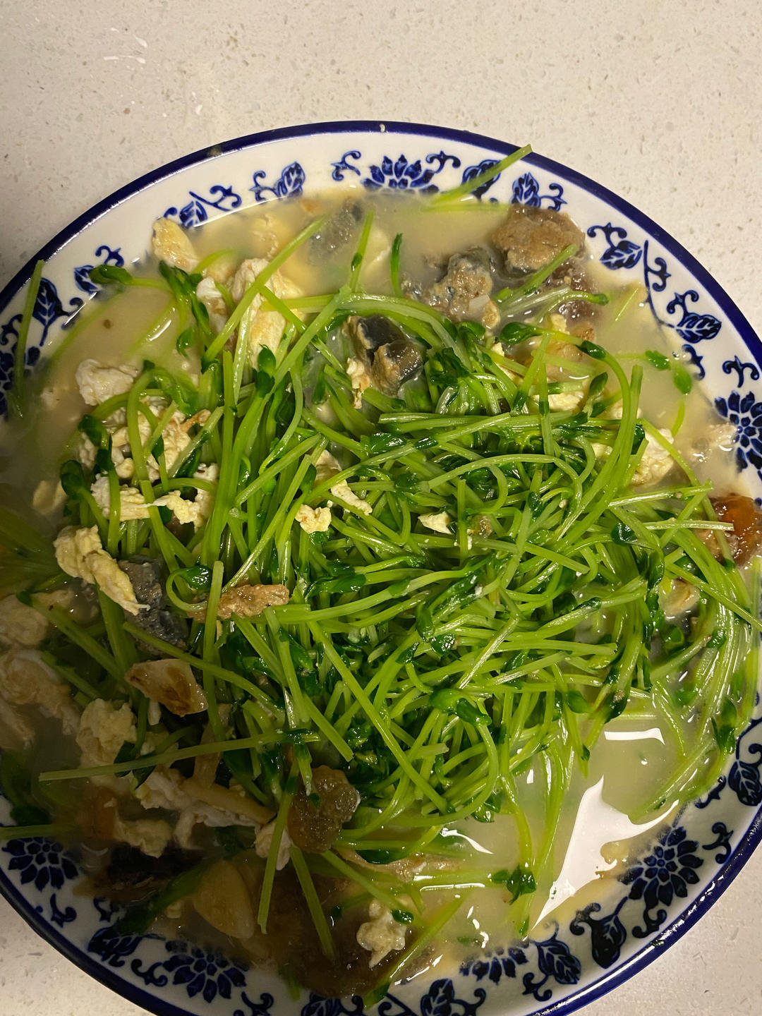 上汤豆苗