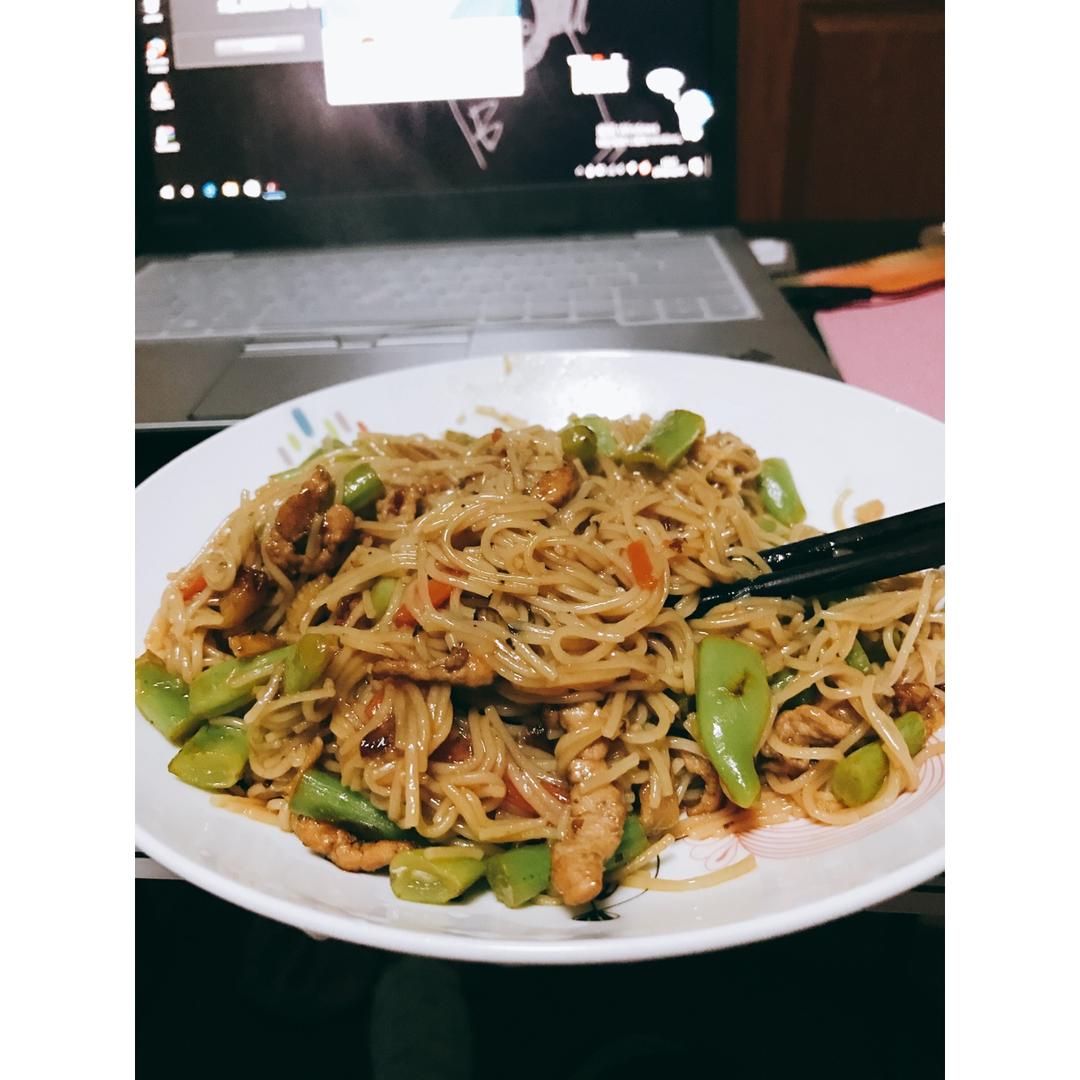 豆角焖面