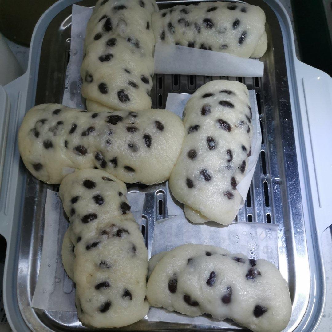 红豆卷    小碗蒸面包