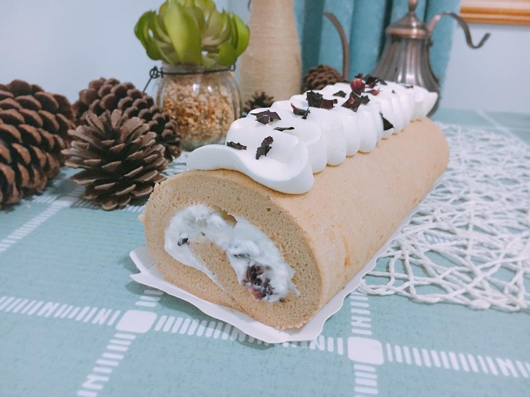 玫瑰荔枝蛋糕卷