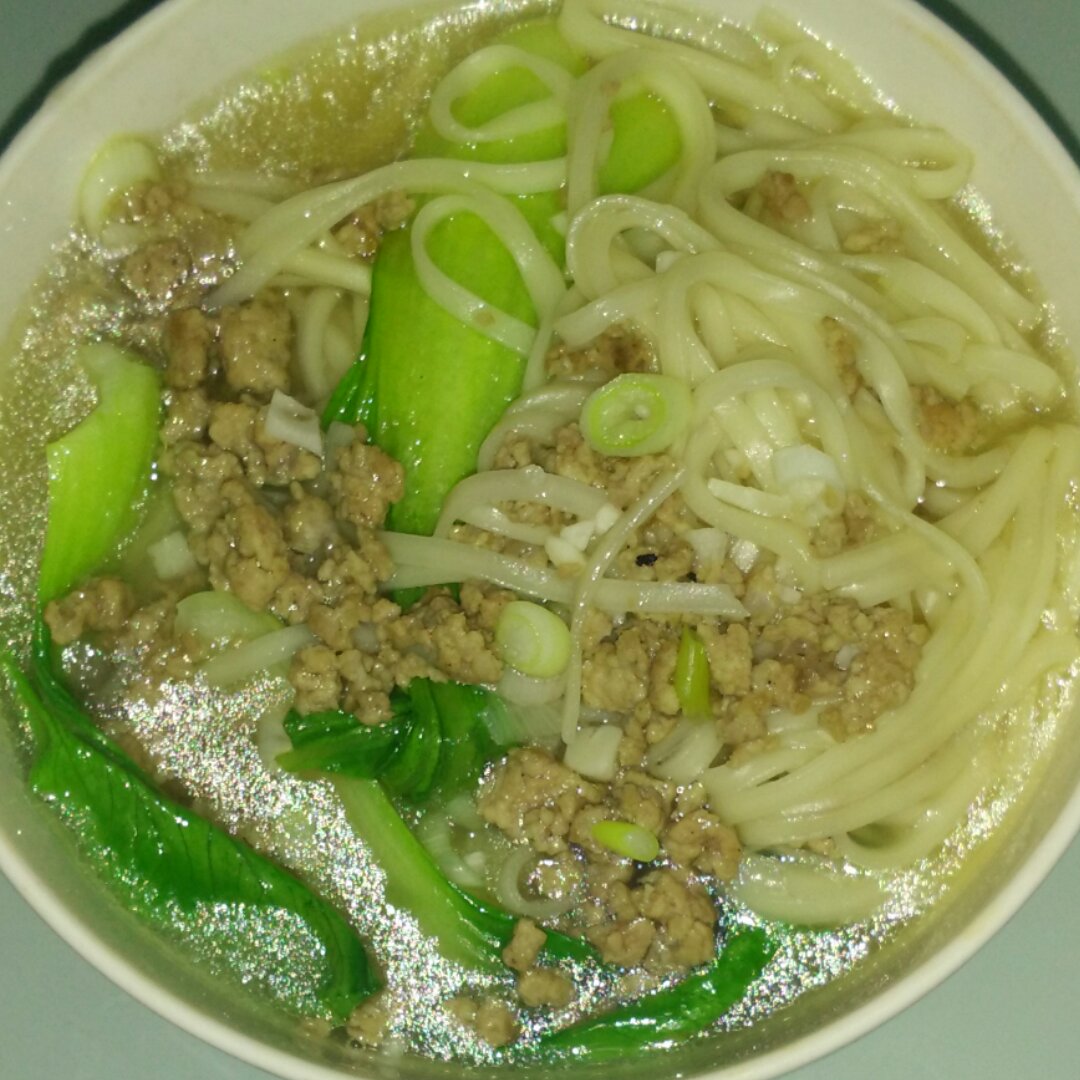 bluesea521做的葱香肉沫面