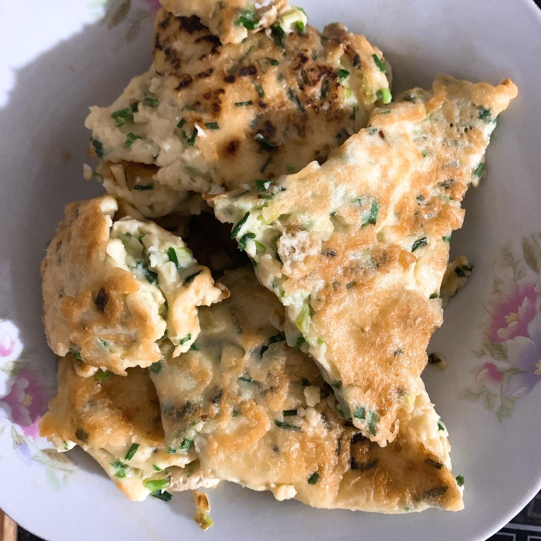 鸡蛋葱花饼